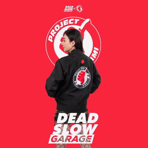Project Nanami x Dead Slow Garage Bomber Jacket